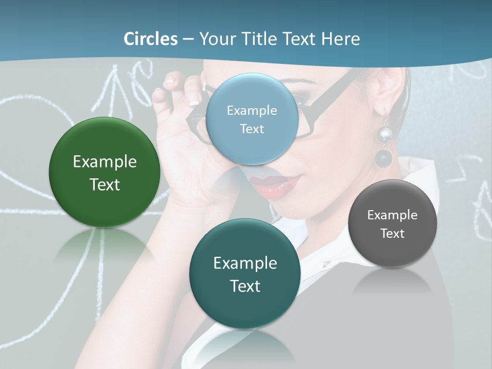 Close Up Colour Y PowerPoint Template