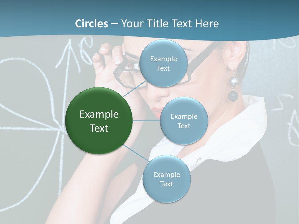 Close Up Colour Y PowerPoint Template