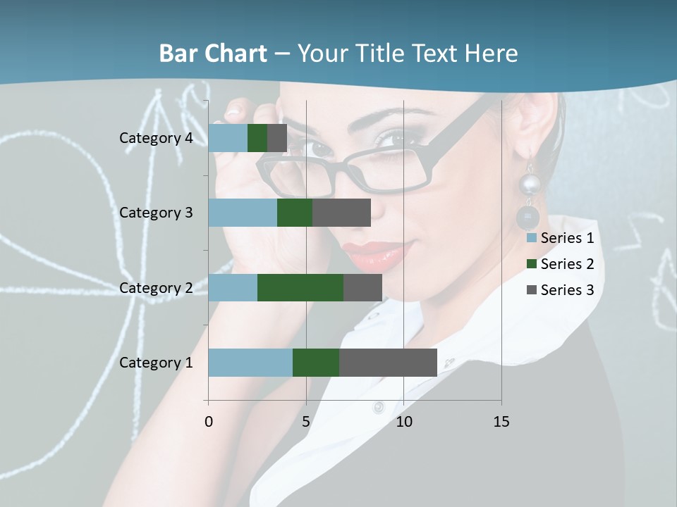 Close Up Colour Y PowerPoint Template