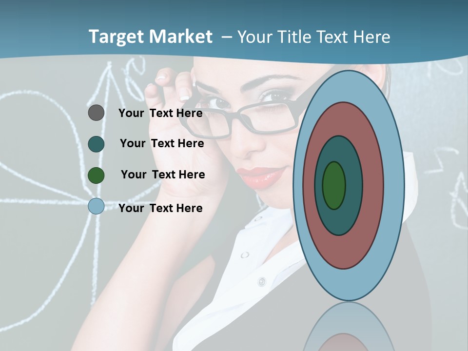 Close Up Colour Y PowerPoint Template