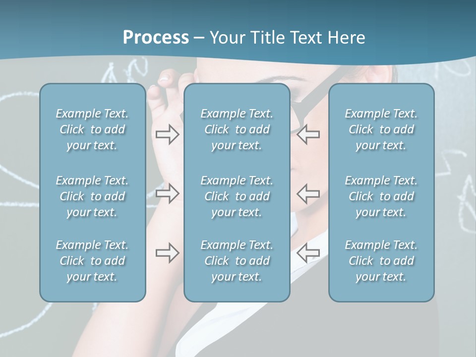Close Up Colour Y PowerPoint Template