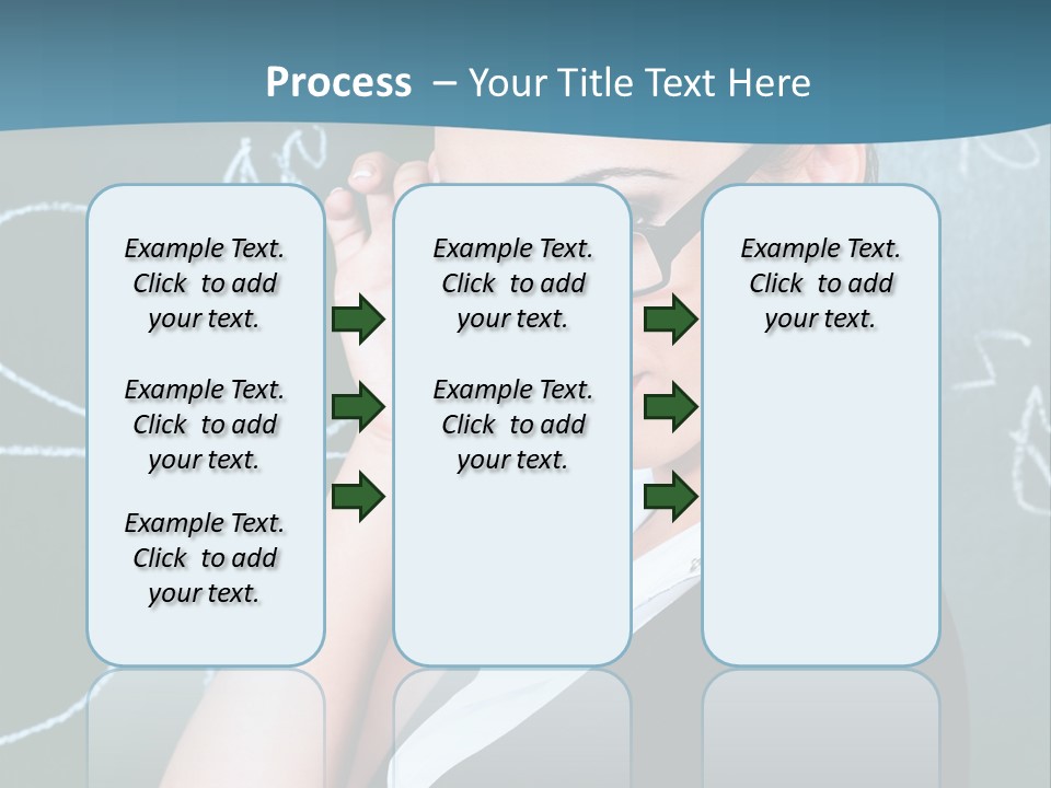 Close Up Colour Y PowerPoint Template
