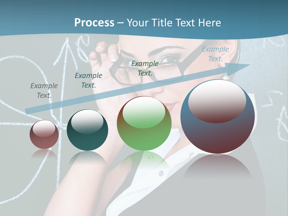 Close Up Colour Y PowerPoint Template