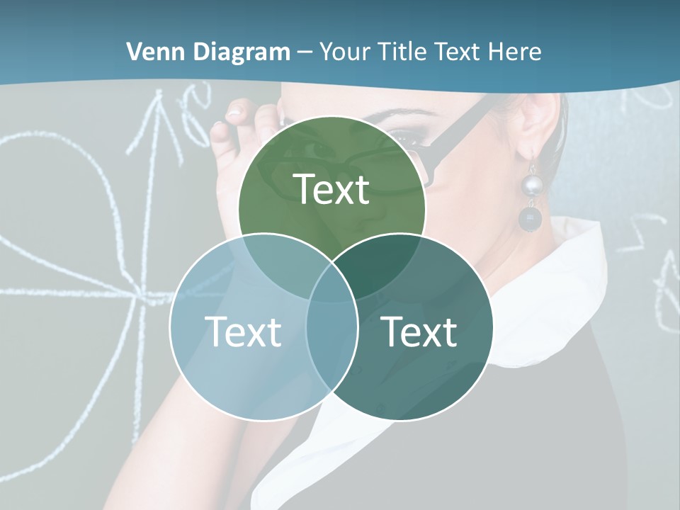 Close Up Colour Y PowerPoint Template