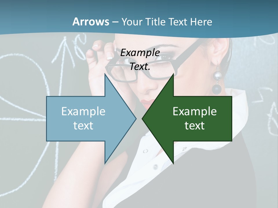Close Up Colour Y PowerPoint Template