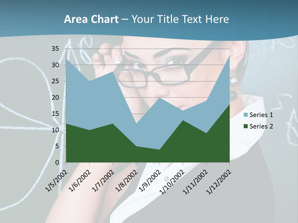 Close Up Colour Y PowerPoint Template