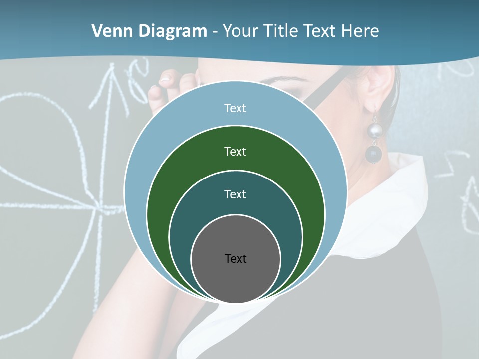 Close Up Colour Y PowerPoint Template