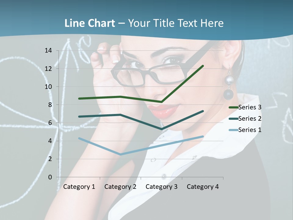 Close Up Colour Y PowerPoint Template