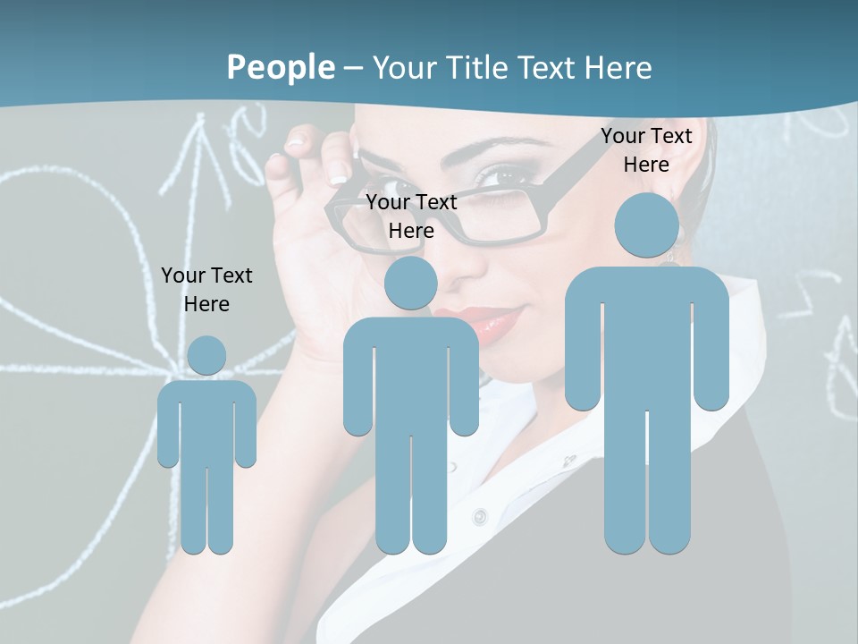 Close Up Colour Y PowerPoint Template