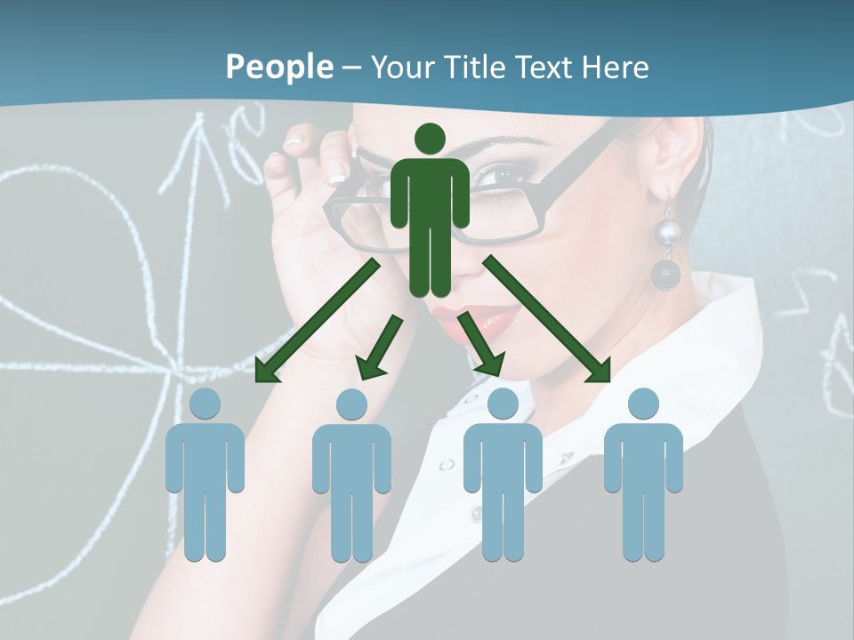 Close Up Colour Y PowerPoint Template