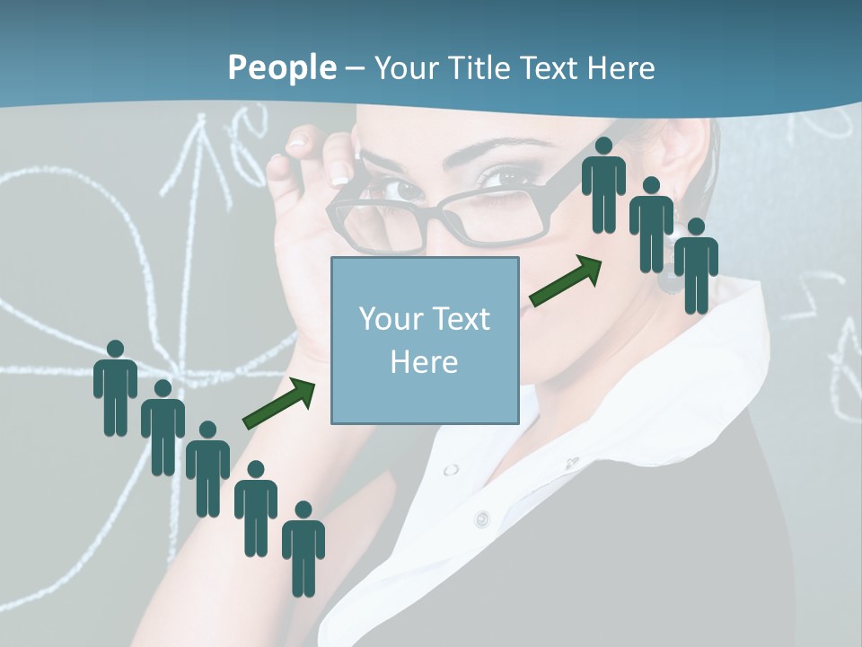 Close Up Colour Y PowerPoint Template