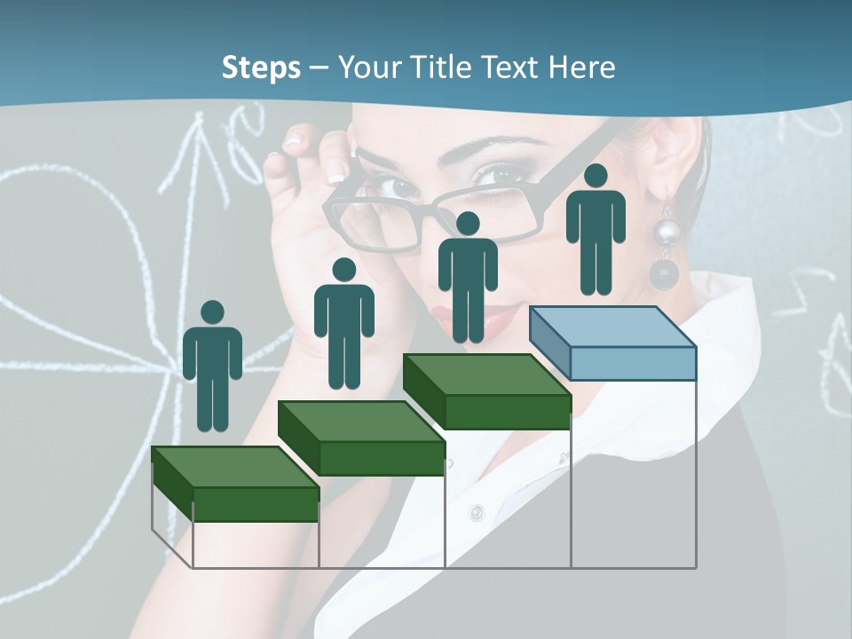 Close Up Colour Y PowerPoint Template