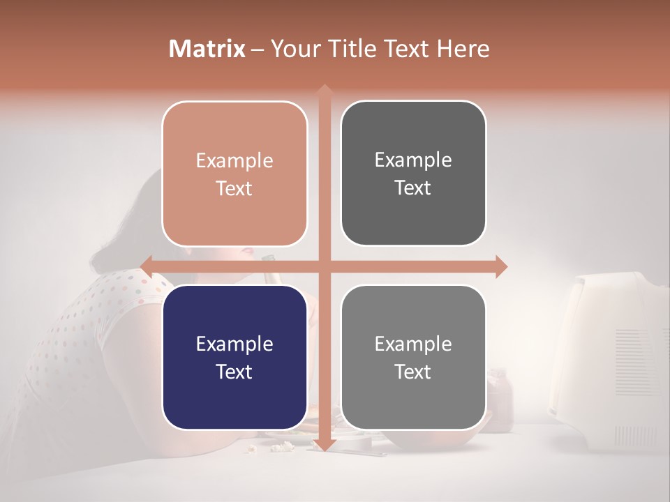 Glasses Diet Belly PowerPoint Template