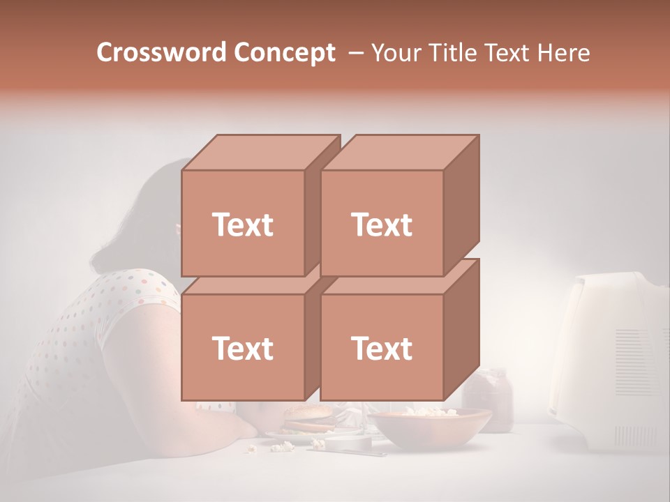 Glasses Diet Belly PowerPoint Template