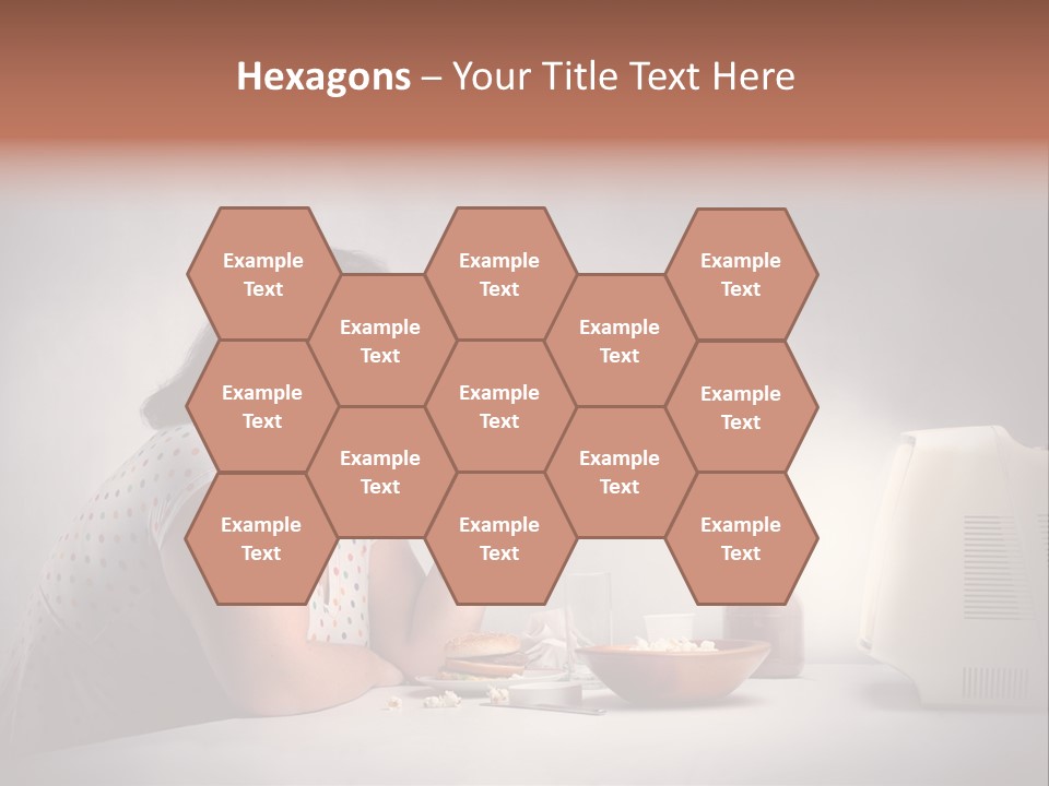 Glasses Diet Belly PowerPoint Template