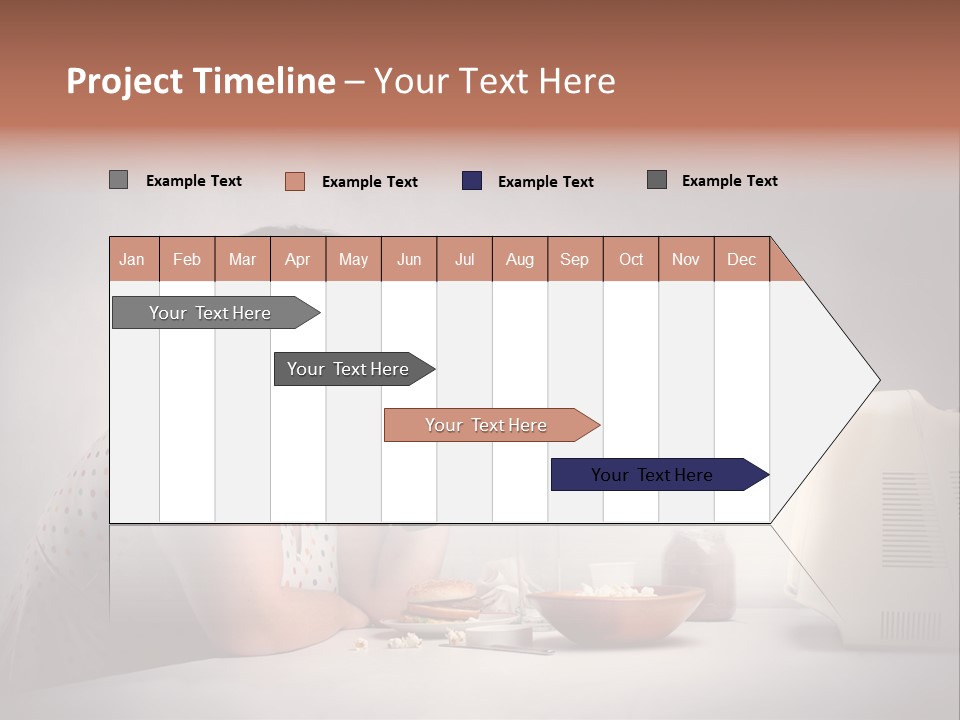 Glasses Diet Belly PowerPoint Template