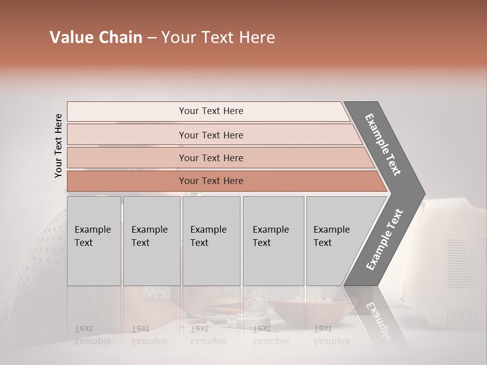 Glasses Diet Belly PowerPoint Template