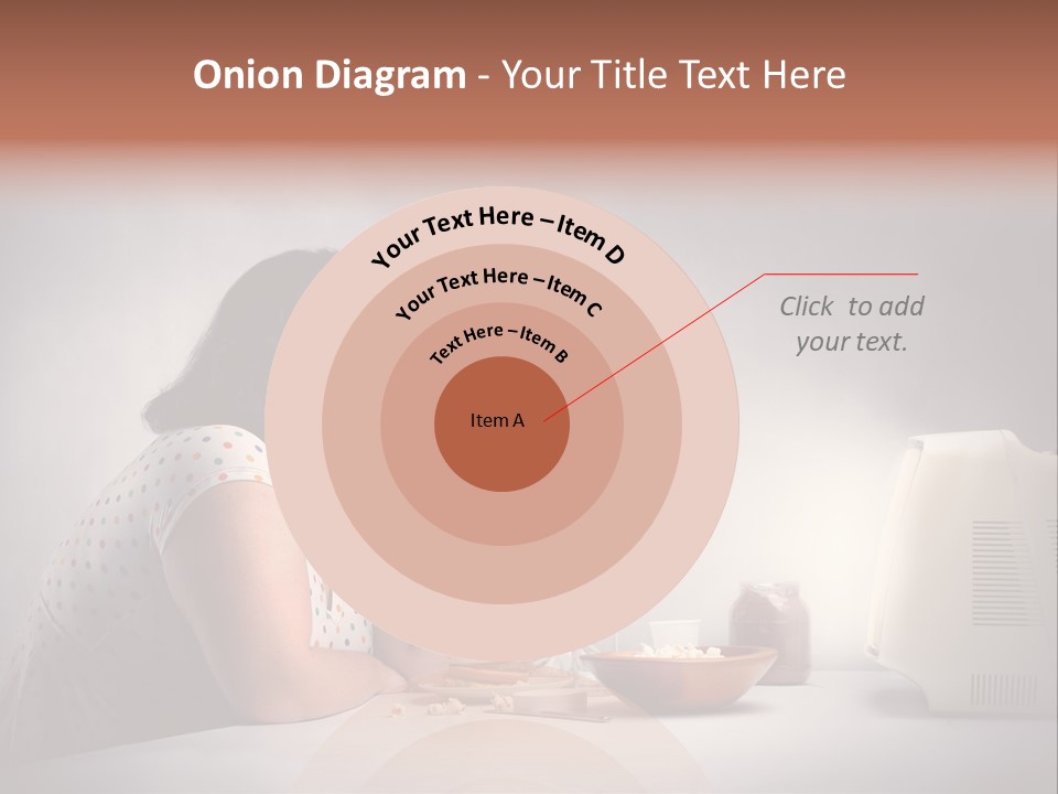 Glasses Diet Belly PowerPoint Template