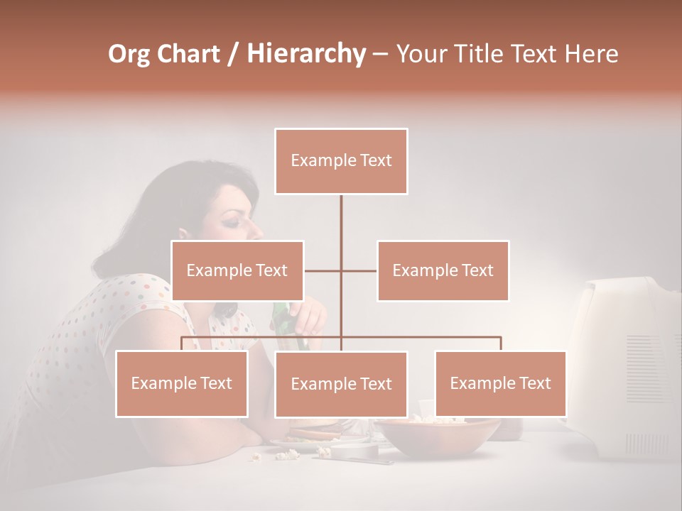 Glasses Diet Belly PowerPoint Template