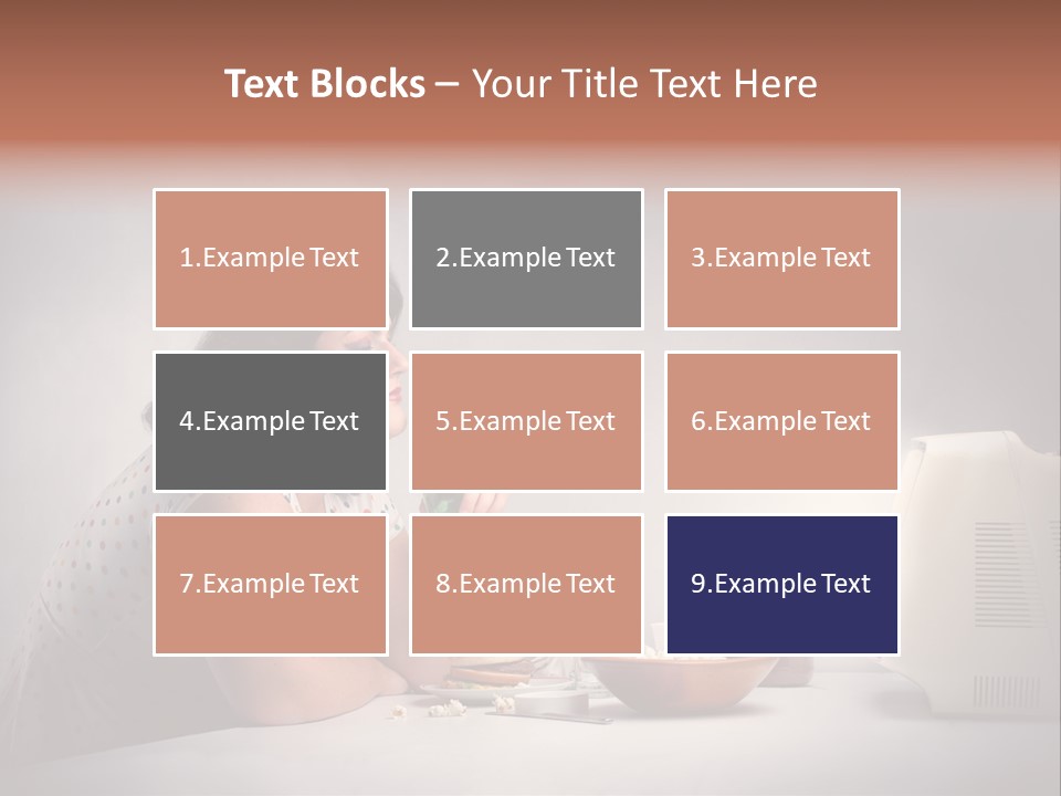 Glasses Diet Belly PowerPoint Template