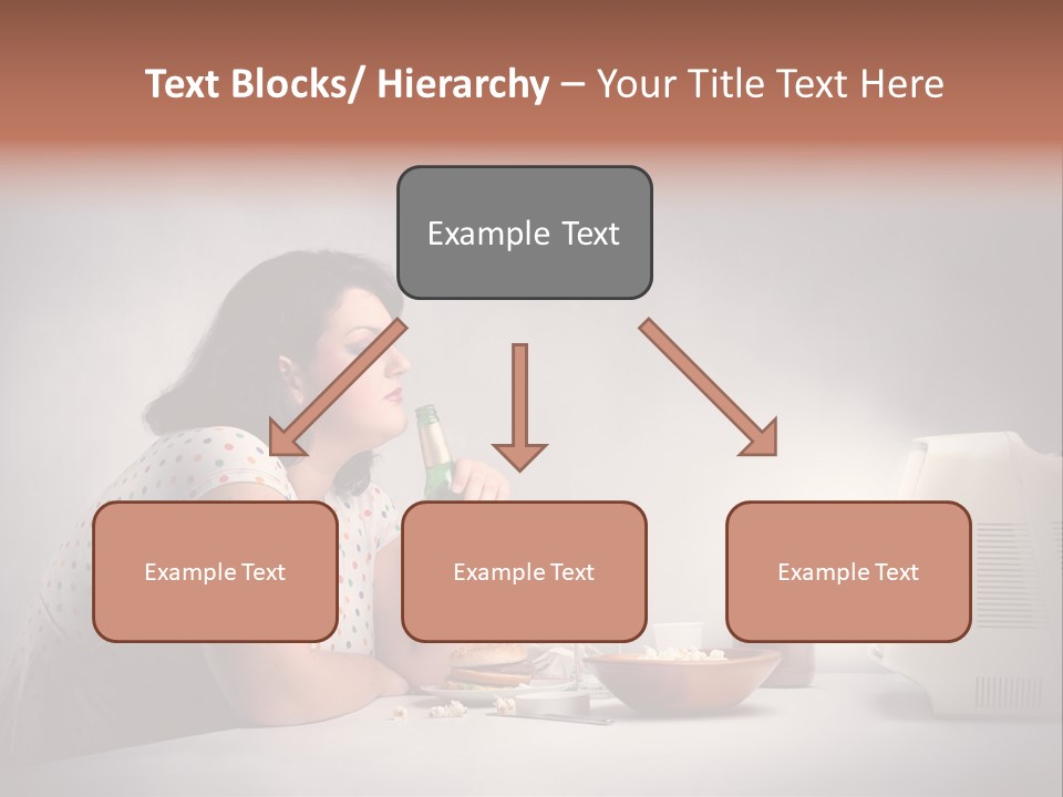 Glasses Diet Belly PowerPoint Template