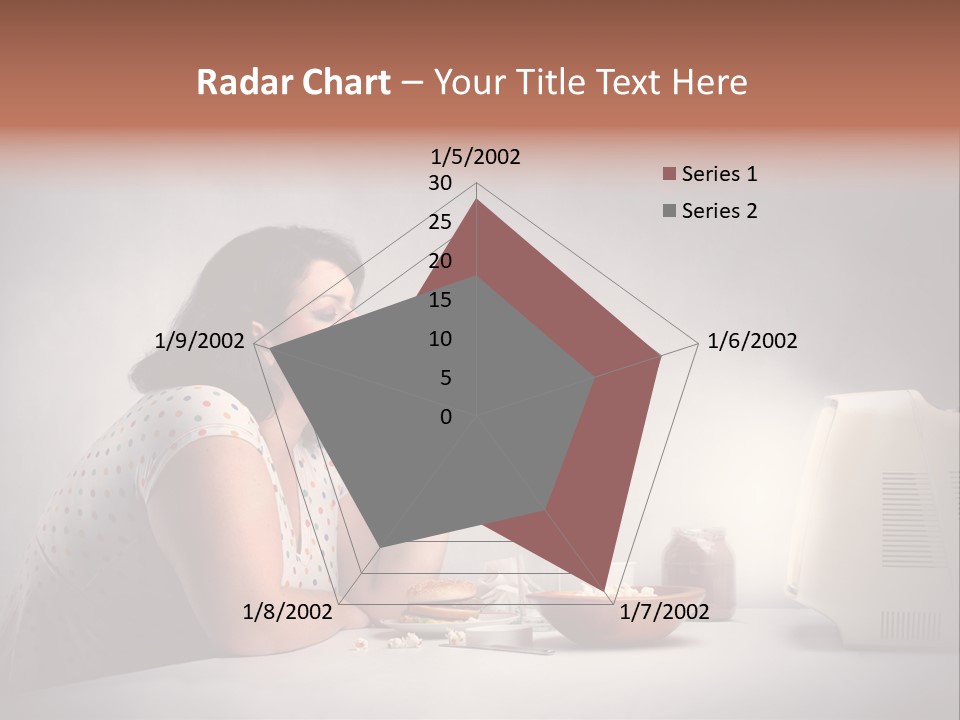 Glasses Diet Belly PowerPoint Template