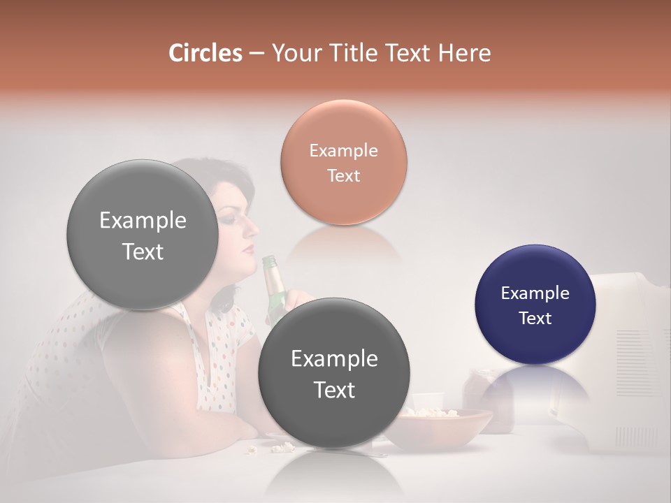 Glasses Diet Belly PowerPoint Template