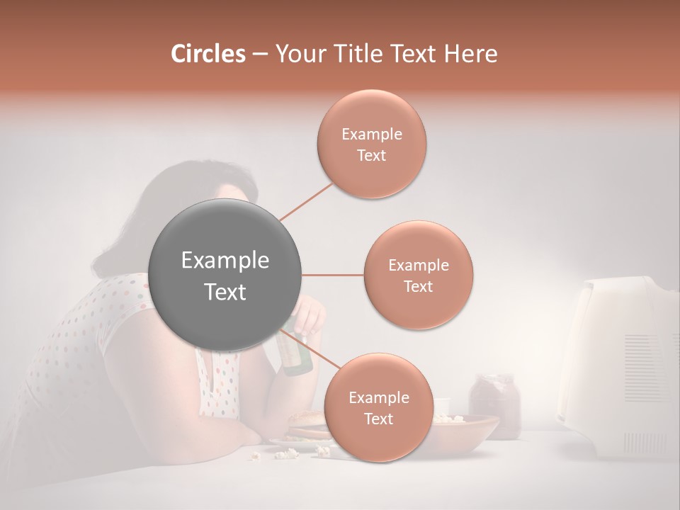 Glasses Diet Belly PowerPoint Template