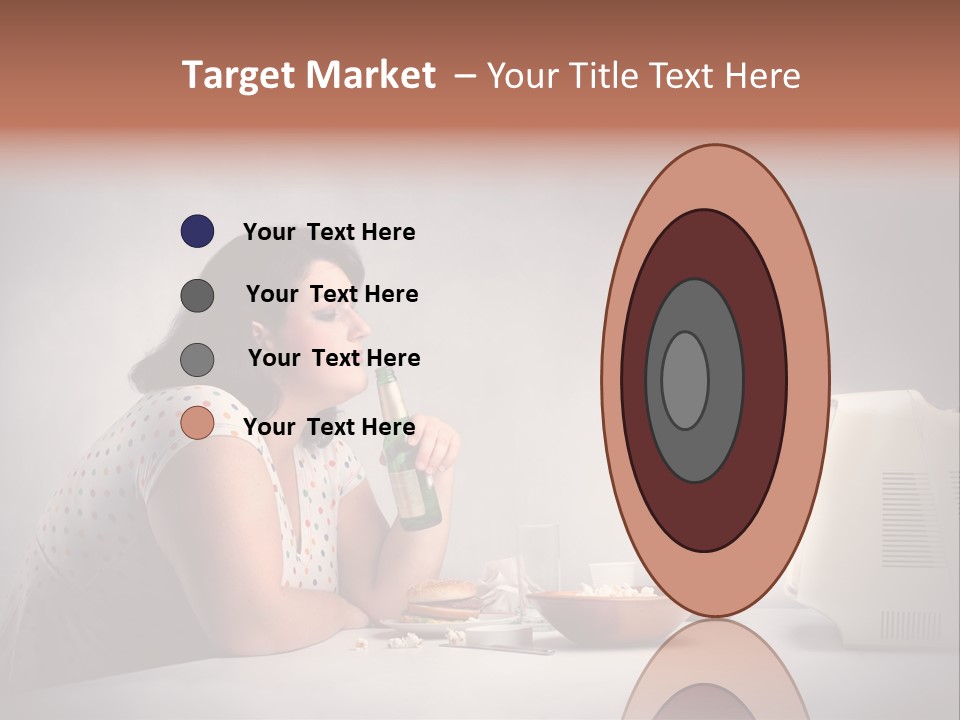 Glasses Diet Belly PowerPoint Template