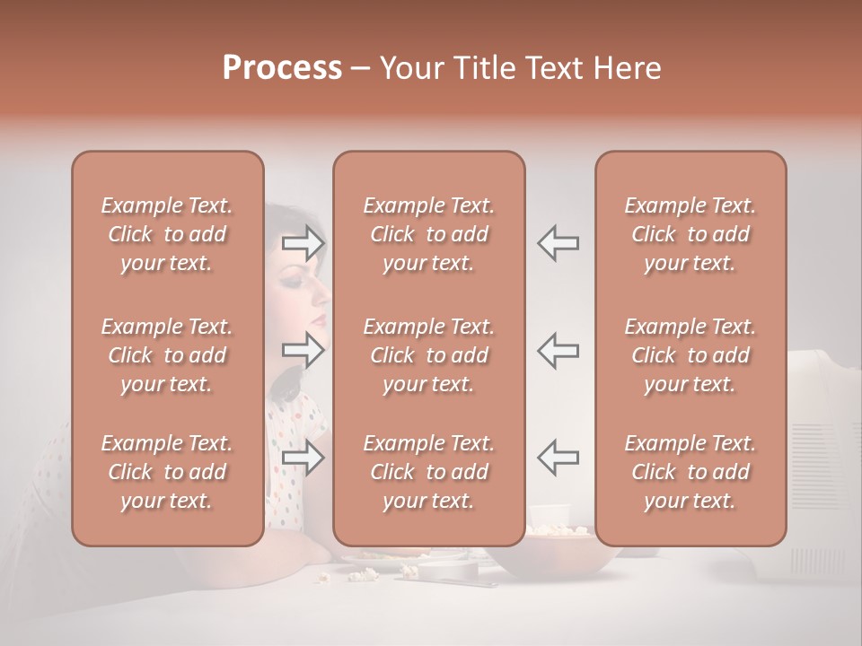 Glasses Diet Belly PowerPoint Template