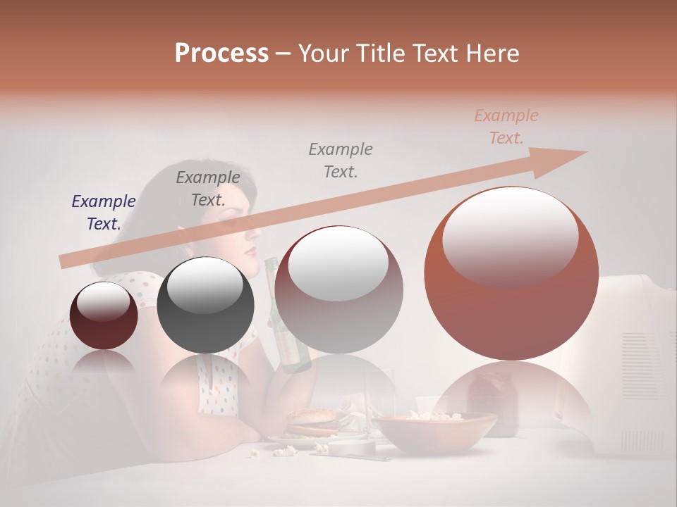 Glasses Diet Belly PowerPoint Template