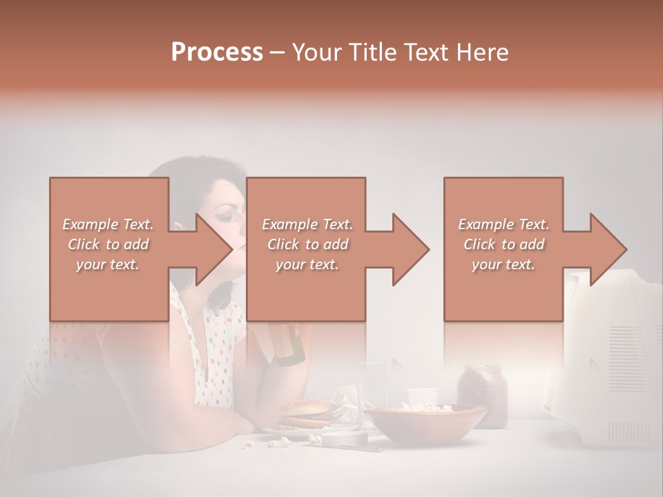 Glasses Diet Belly PowerPoint Template