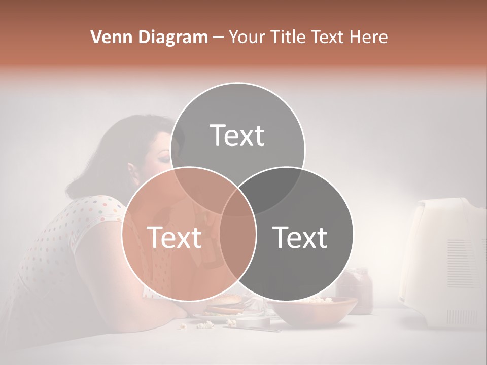 Glasses Diet Belly PowerPoint Template