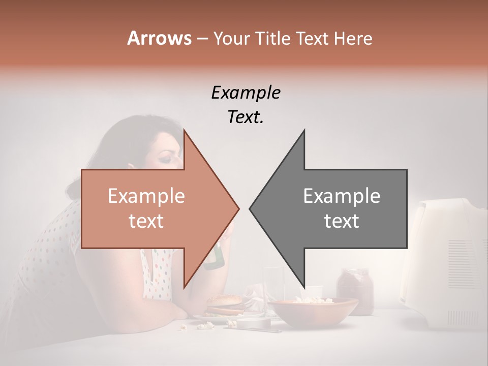 Glasses Diet Belly PowerPoint Template