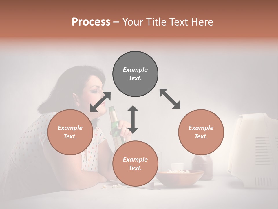 Glasses Diet Belly PowerPoint Template