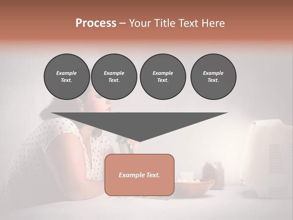 Glasses Diet Belly PowerPoint Template