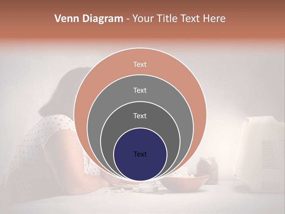 Glasses Diet Belly PowerPoint Template