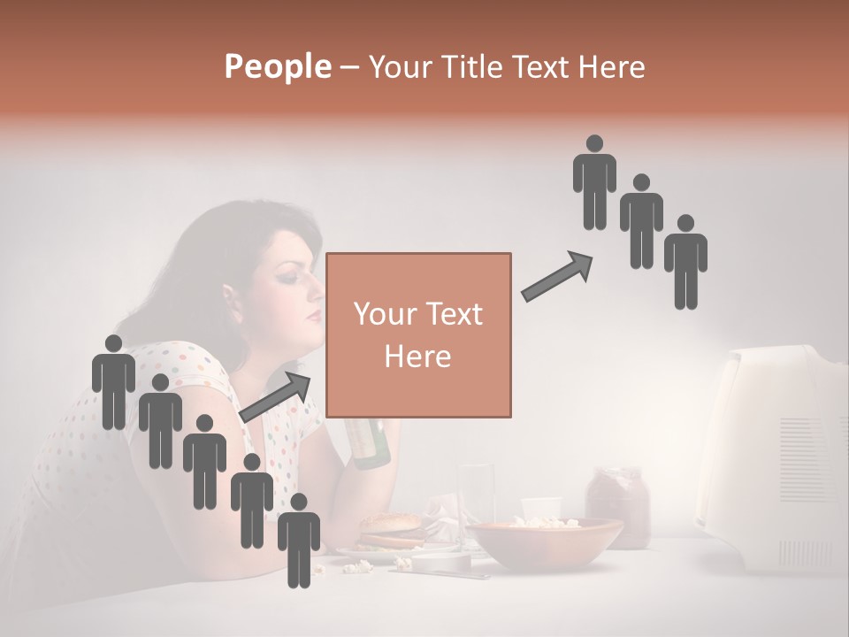 Glasses Diet Belly PowerPoint Template