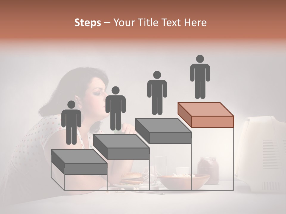 Glasses Diet Belly PowerPoint Template