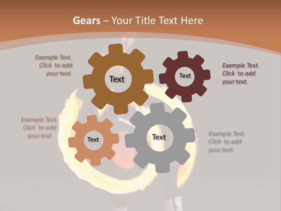 Teamwork Per On Corporation PowerPoint Template