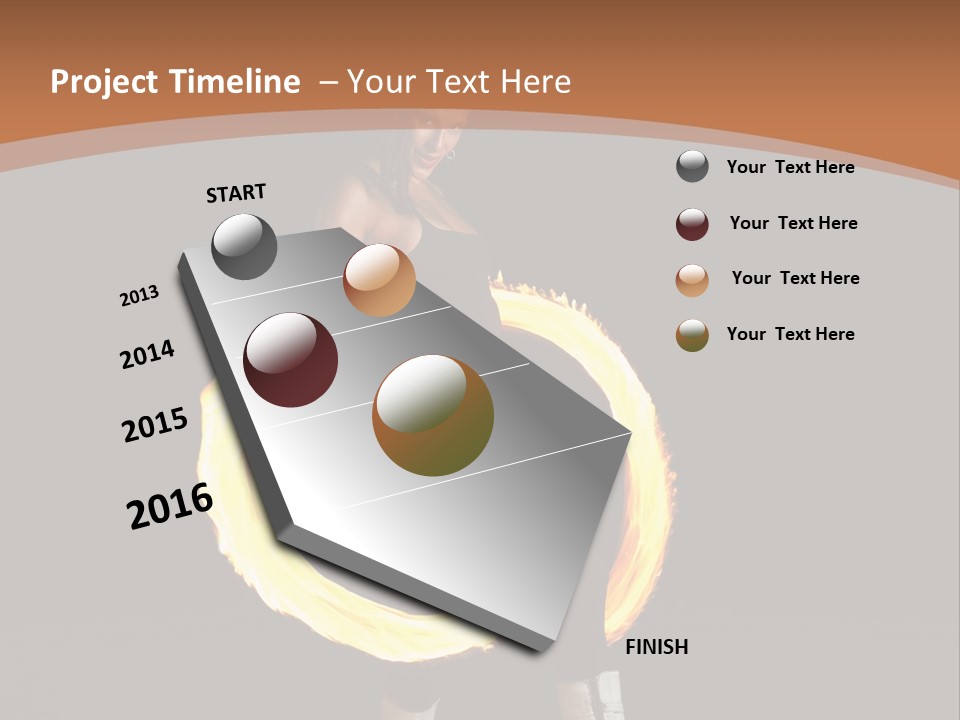 Teamwork Per On Corporation PowerPoint Template