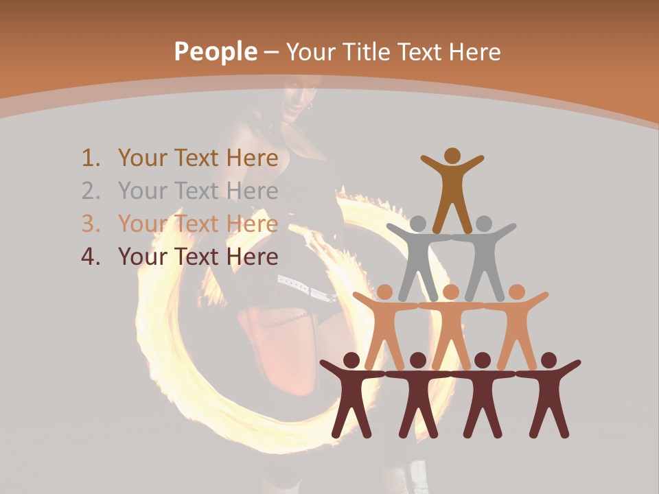 Teamwork Per On Corporation PowerPoint Template