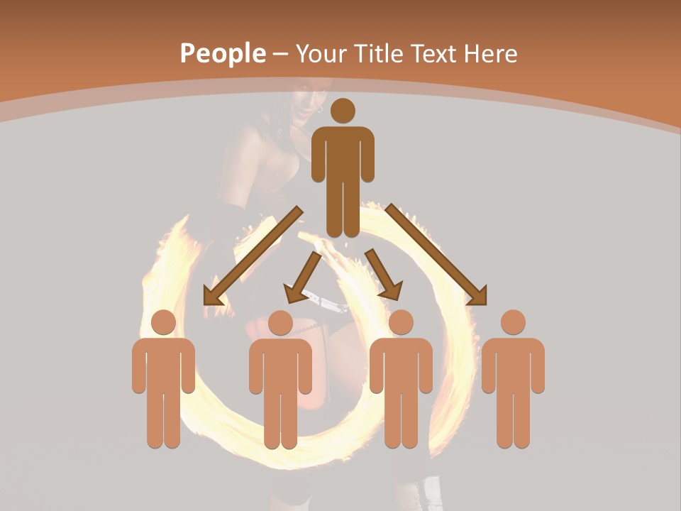 Teamwork Per On Corporation PowerPoint Template