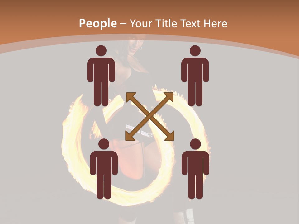 Teamwork Per On Corporation PowerPoint Template