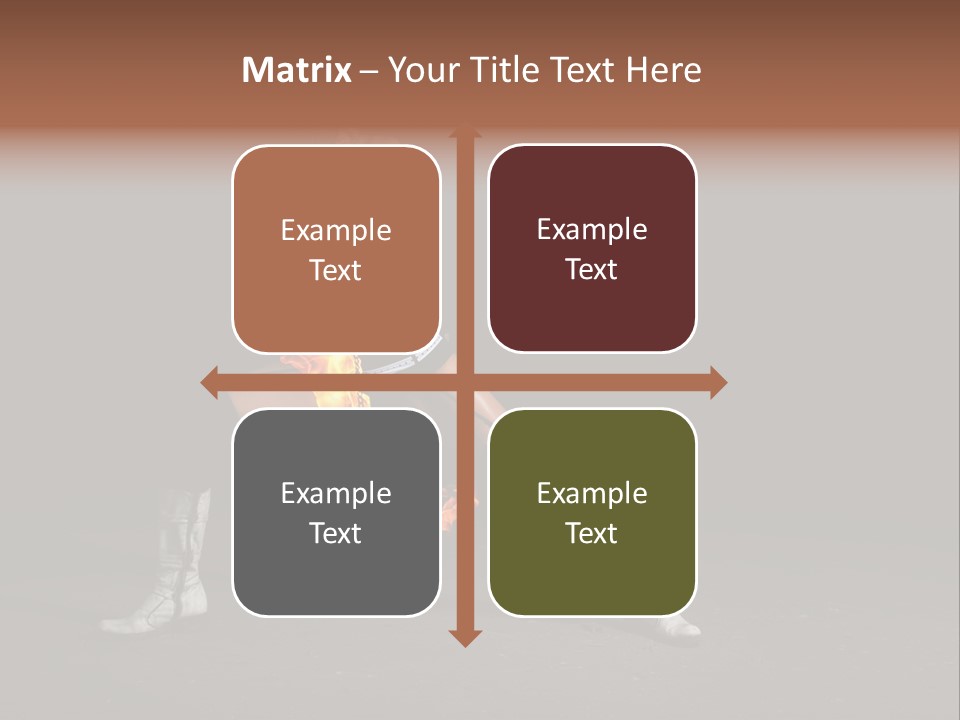 Together Table Character PowerPoint Template