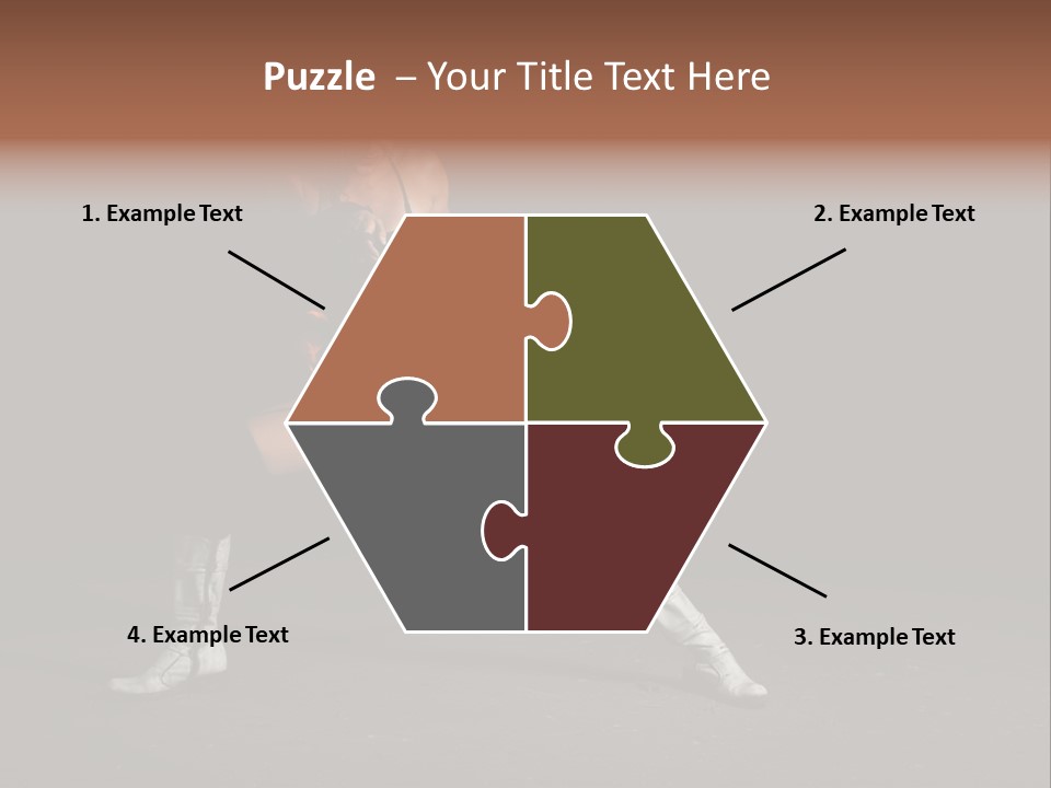 Together Table Character PowerPoint Template