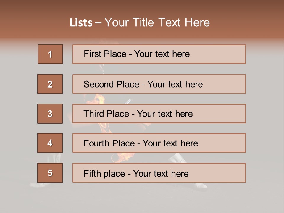 Together Table Character PowerPoint Template