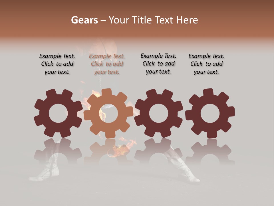 Together Table Character PowerPoint Template