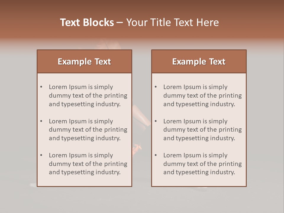 Together Table Character PowerPoint Template
