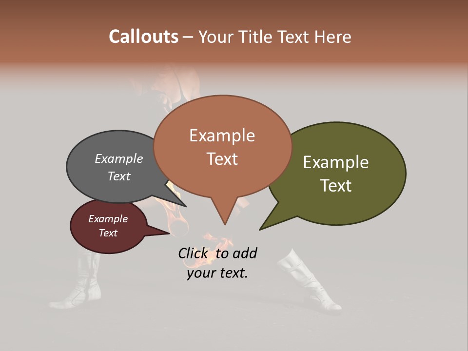Together Table Character PowerPoint Template